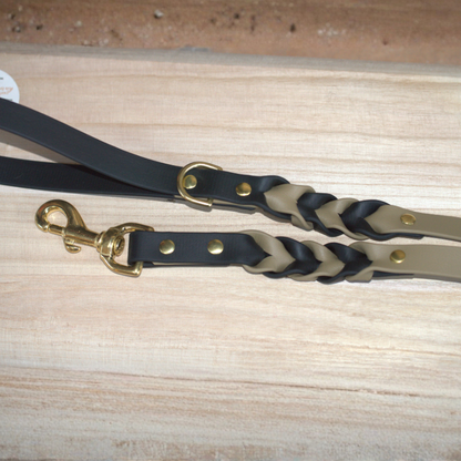 Two Toned Double Braided Leash