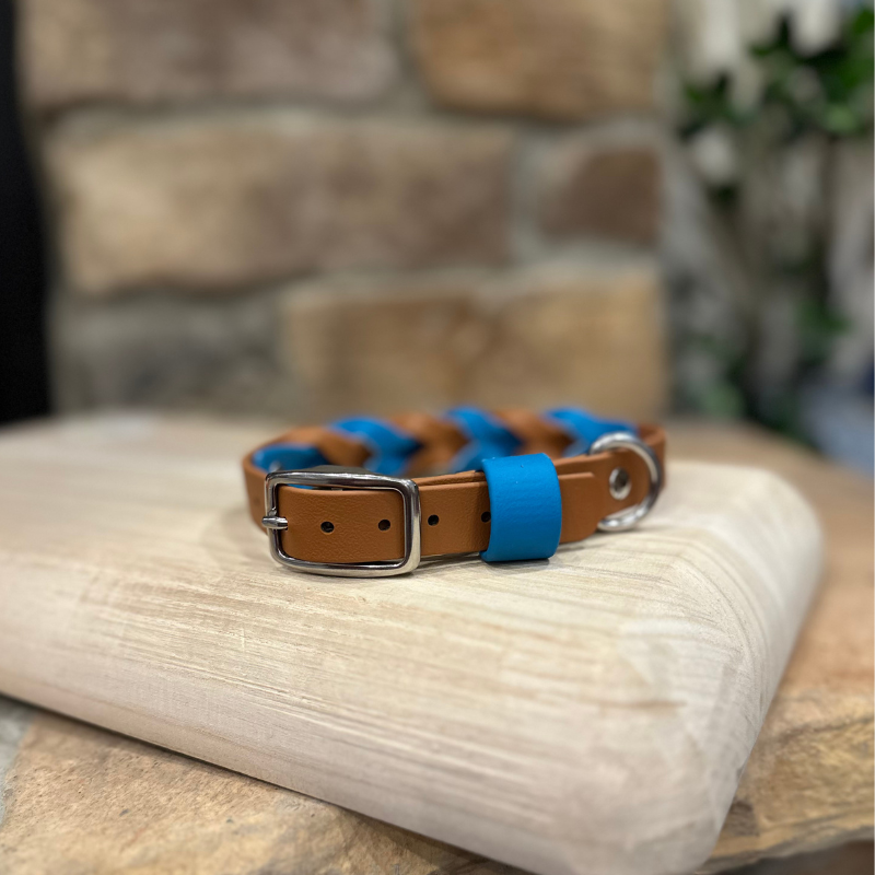 Two Toned Braided Collar