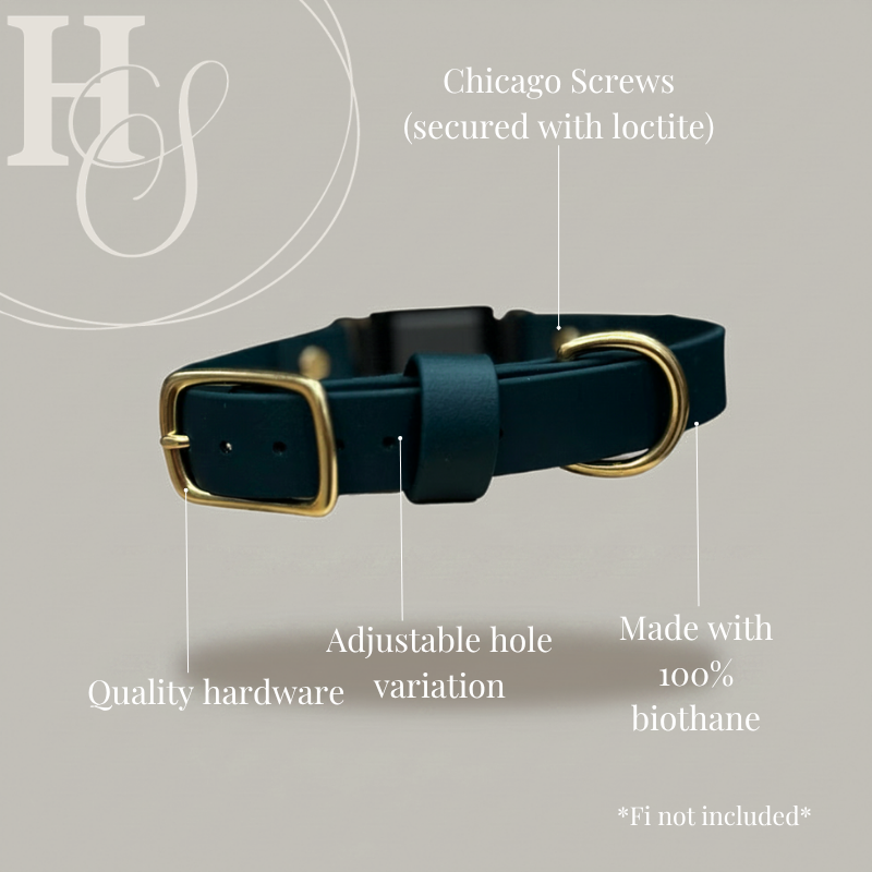 Solid Color Traditional Fi Collar (Waterproof + Odor-Proof)