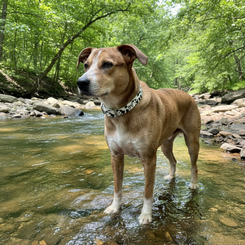Black Bow Biothane Collar (Waterproof + Odor-Proof)
