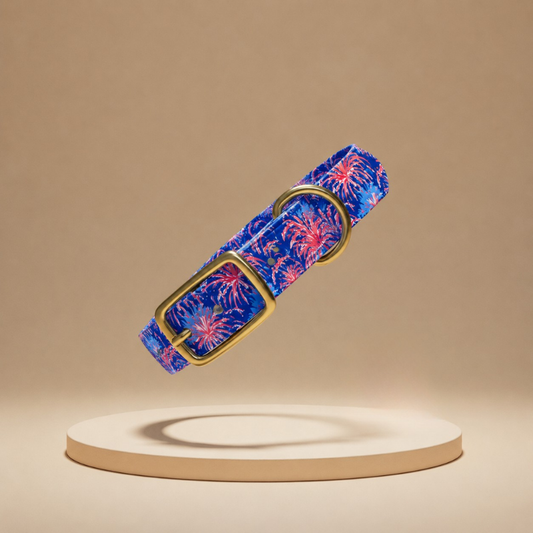 Firework Biothane Collar (Waterproof + Odor-Proof)