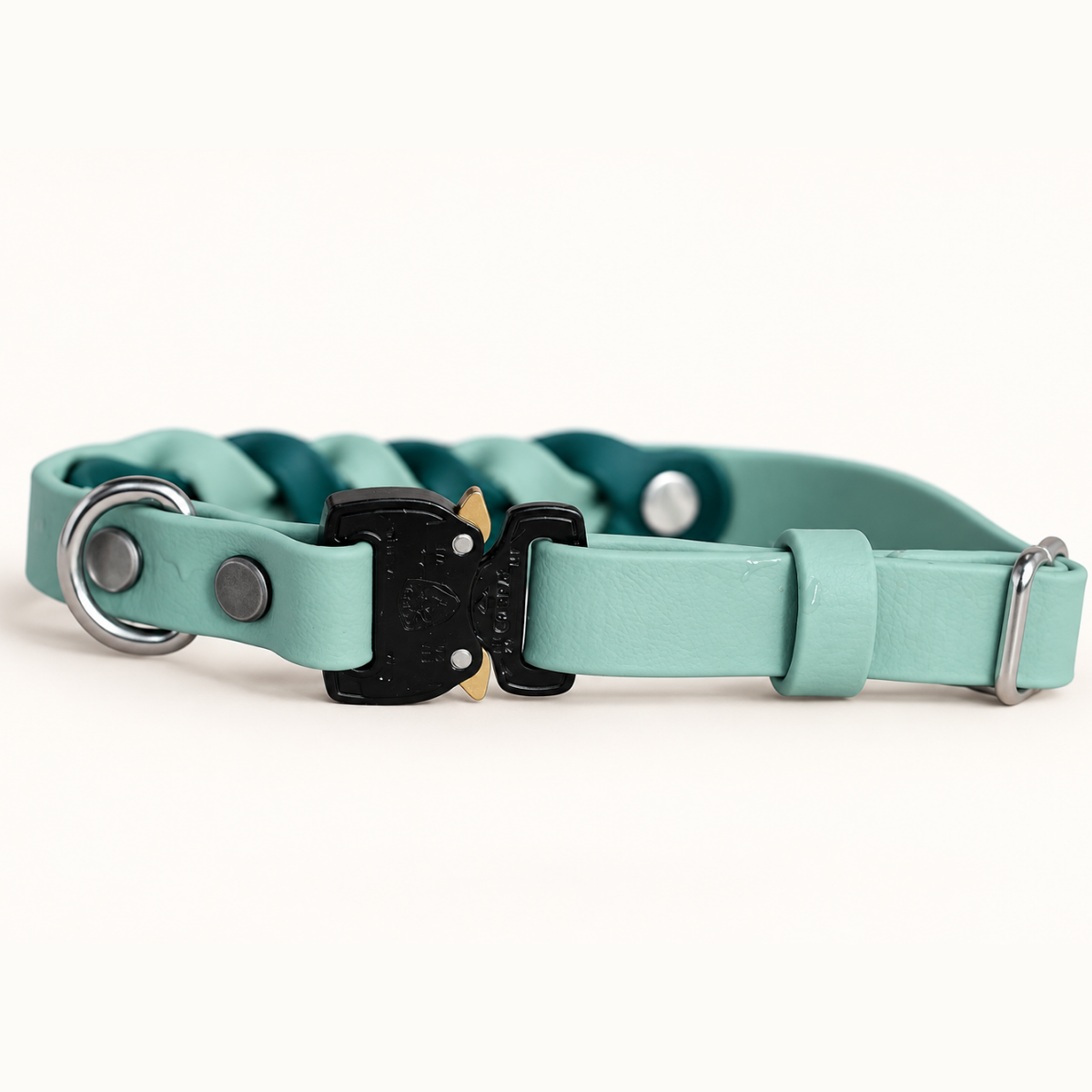 Braided Cobra Buckle Two Toned