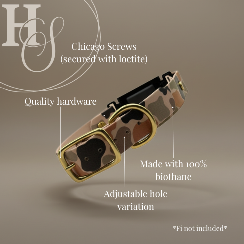 1" Adjustable Printed In Lay Collar (Waterproof + Odor-Proof)
