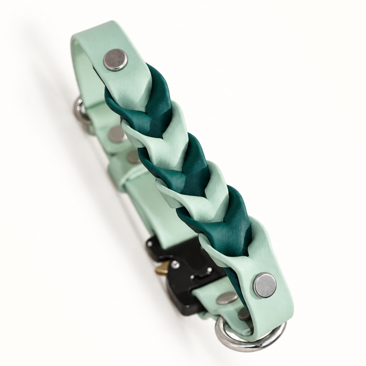 Braided Cobra Buckle Two Toned