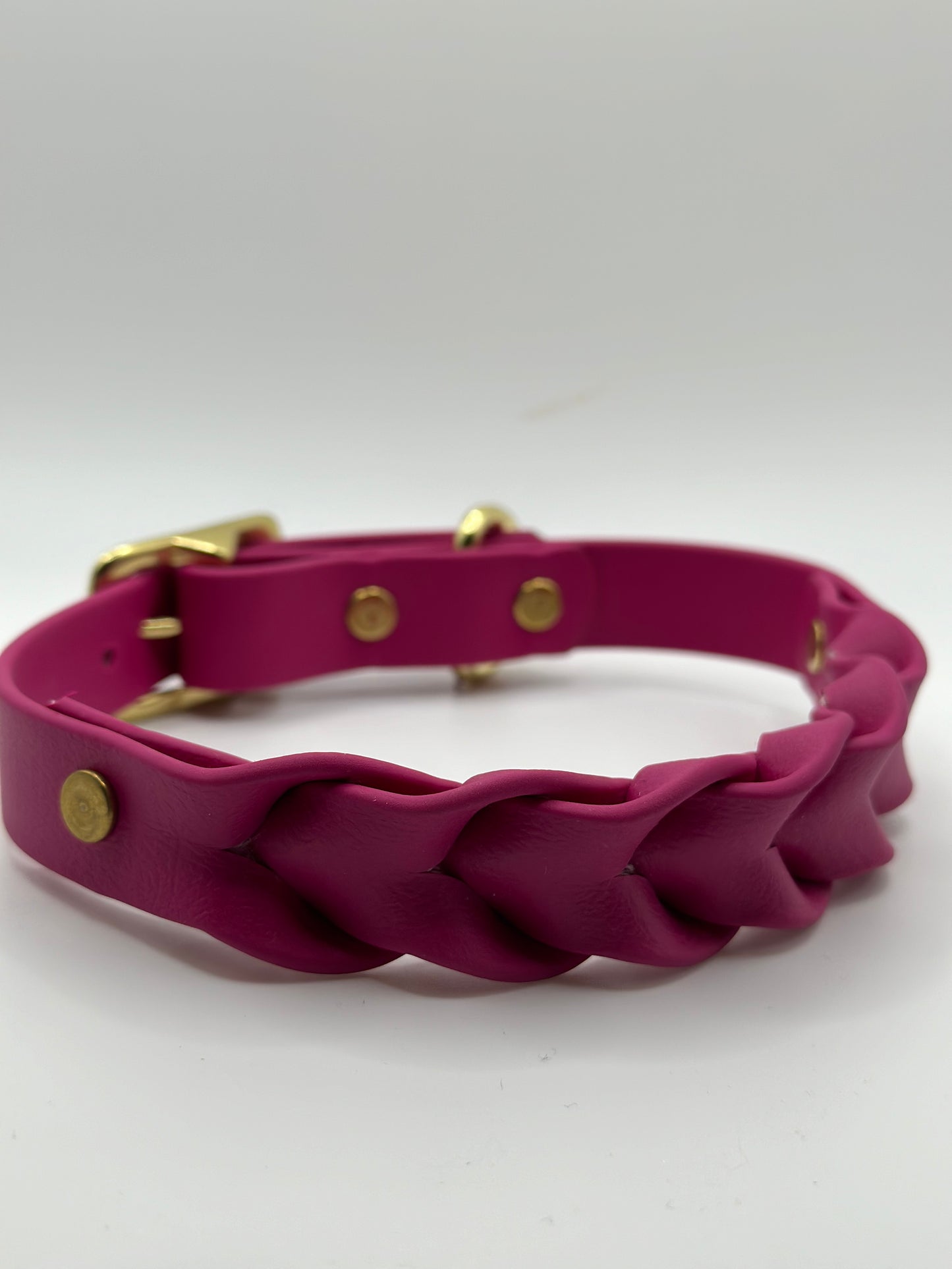 Solid Color Braided Adjustable Collar