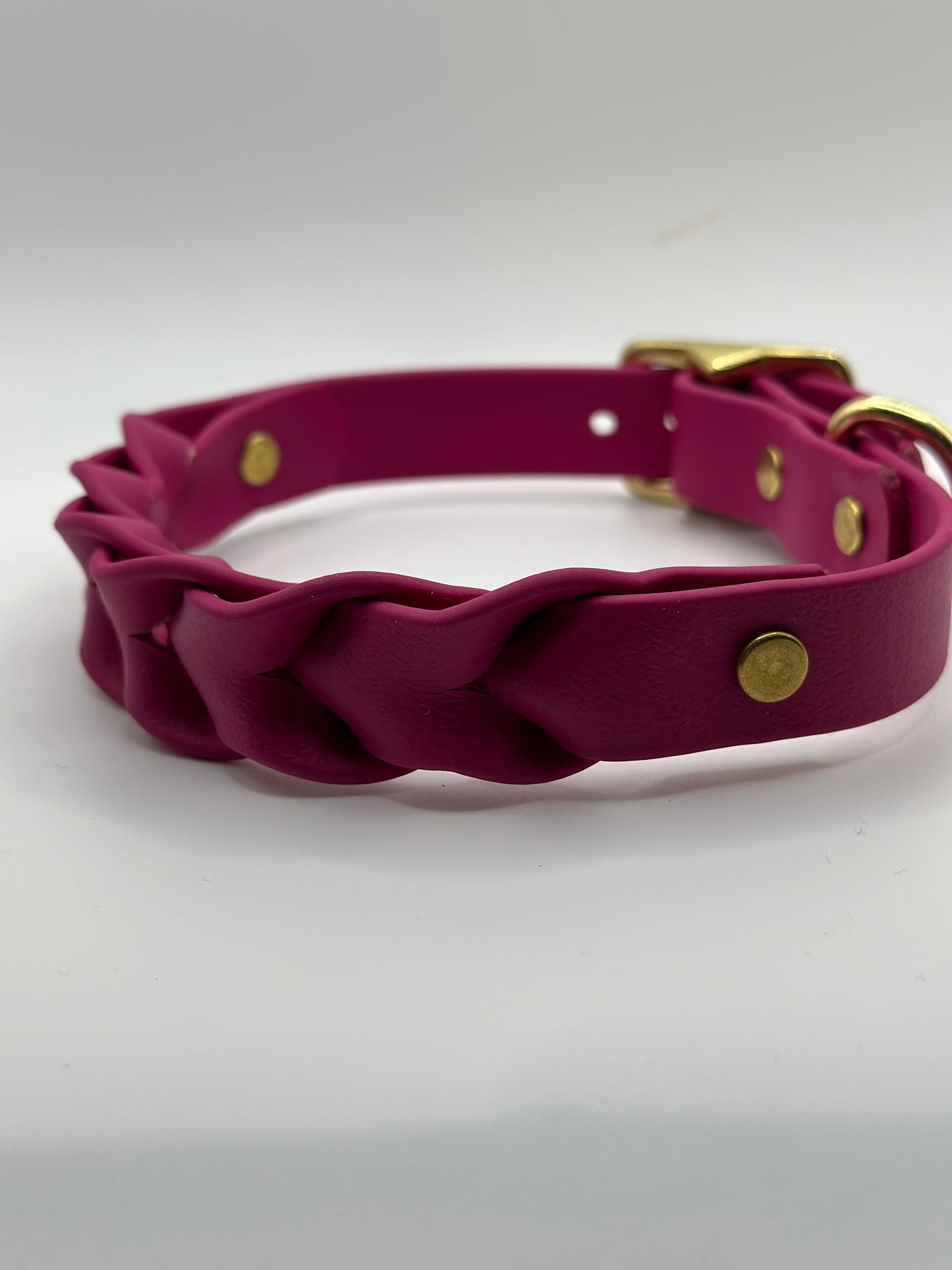 Solid Color Braided Adjustable Collar